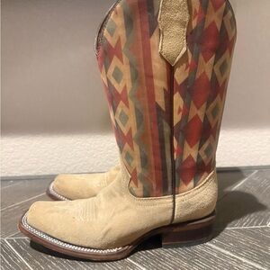 Circle G by Corral Western Boots  Women’s 8 Suede Square Toe